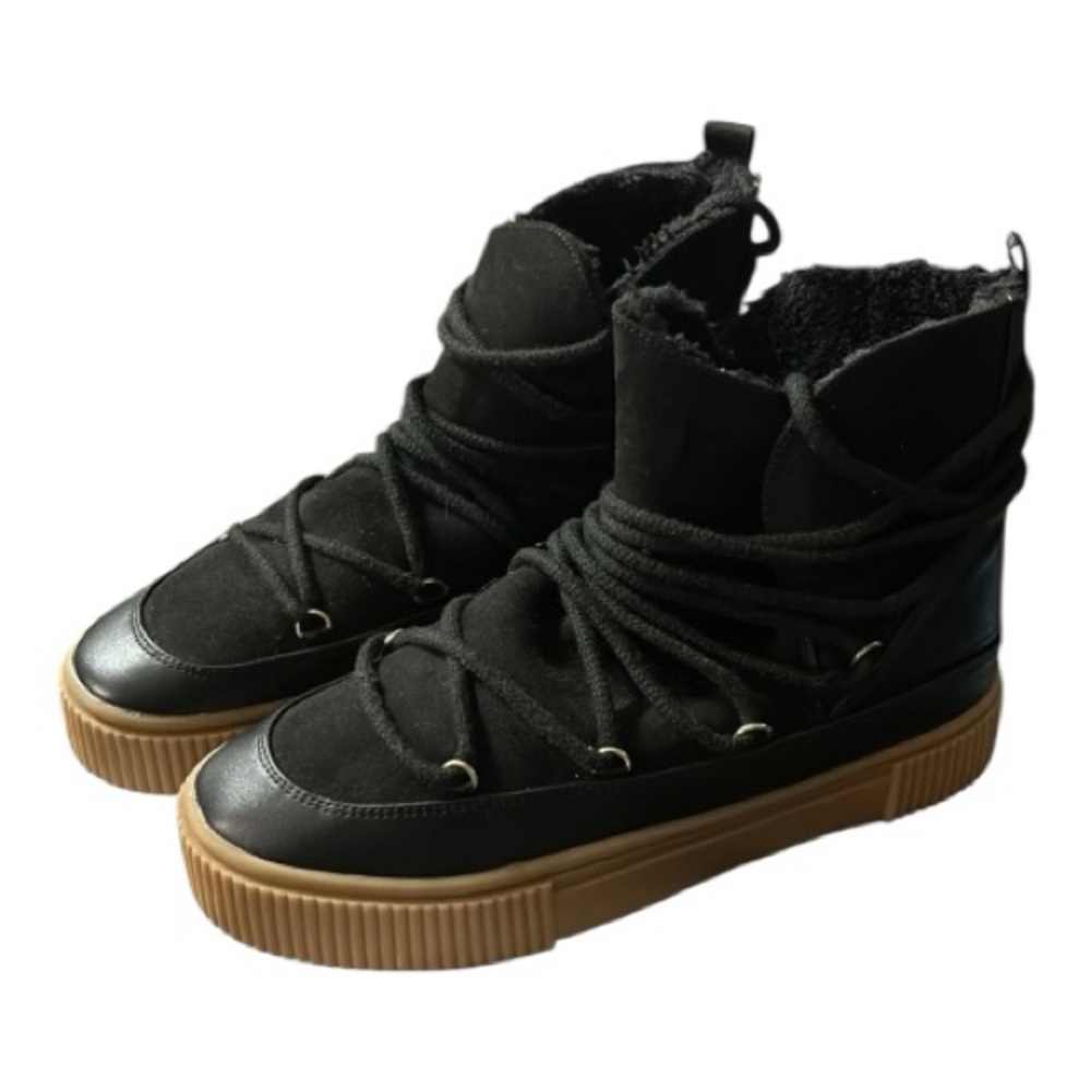 H&M faux suede fleece-lined boots